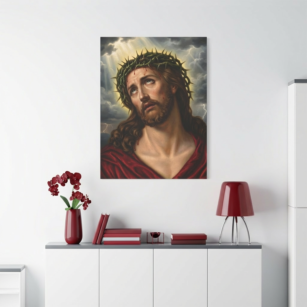 የጌታችን የመድኃኔዓለም ሥዕለ አድኅኖ በእሾህ አክሊል - Jesus Christ Crown of Thorns Icon