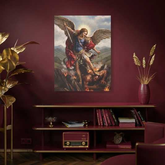 የሊቀ መላእክት የቅዱስ ሚካኤል ሥዕለ አድኅኖ - Archangel Saint Michael Premium Icon