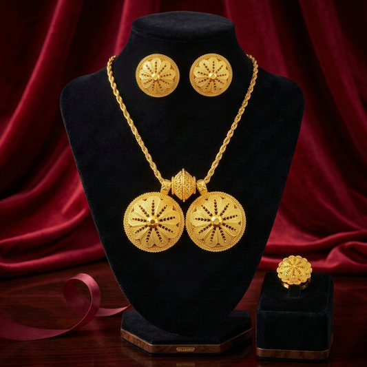 Timeless Ethiopian Bridal & Festive Jewelry Set | የሀበሻ ጌጣጌጥ