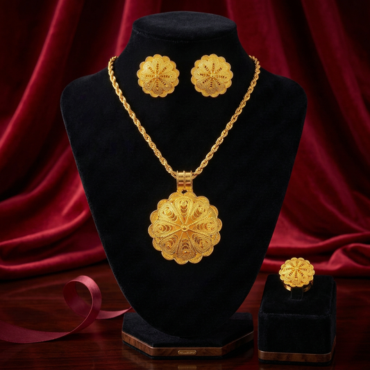 The Crown of Sheba Filigree Ensemble