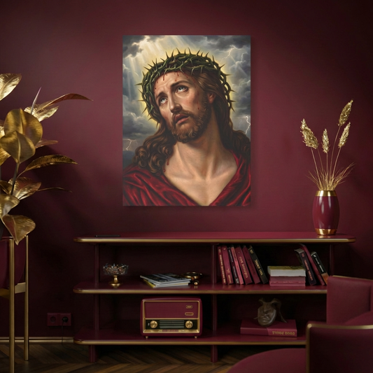 የጌታችን የመድኃኔዓለም ሥዕለ አድኅኖ በእሾህ አክሊል - Jesus Christ Crown of Thorns Icon