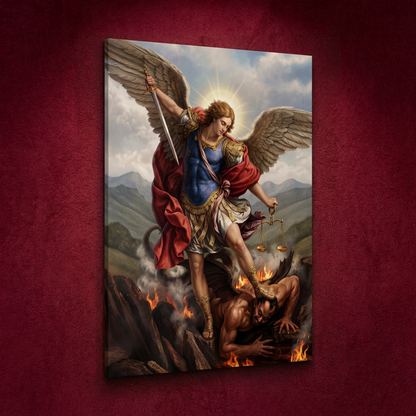 የሊቀ መላእክት የቅዱስ ሚካኤል ሥዕለ አድኅኖ - Archangel Saint Michael Premium Icon