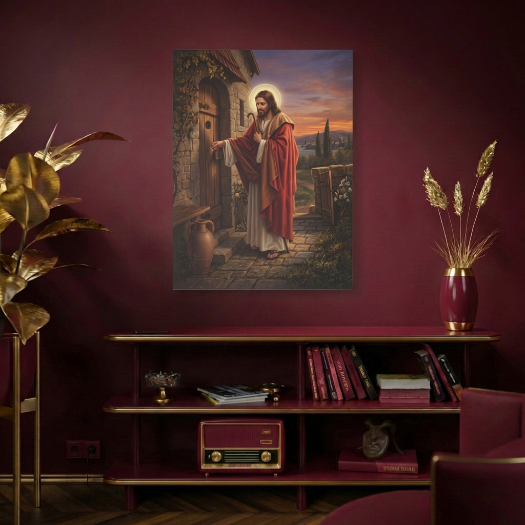 የመድኃኔዓለም ሥዕለ አድኅኖ (የልብን በር ሲያንኳኳ) - Christ at the Door of the Heart Icon