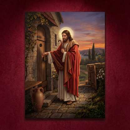 የመድኃኔዓለም ሥዕለ አድኅኖ (የልብን በር ሲያንኳኳ) - Christ at the Door of the Heart Icon