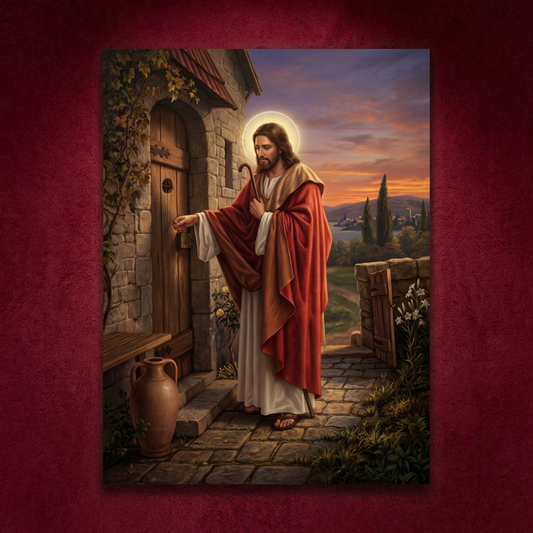 የመድኃኔዓለም ሥዕለ አድኅኖ (የልብን በር ሲያንኳኳ) - Christ at the Door of the Heart Icon