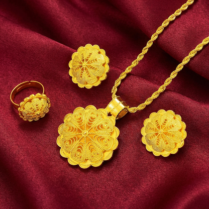 The Crown of Sheba Filigree Ensemble