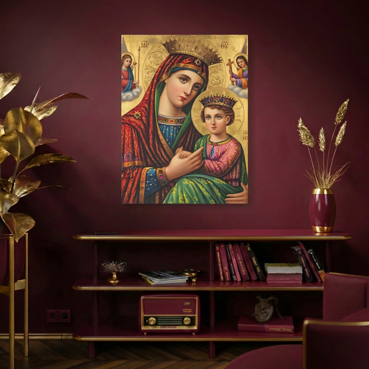 የቅድስት ድንግል ማርያም ከልጇ ጋር ሥዕለ አድኅኖ - Virgin Mary & Child Jesus Icon