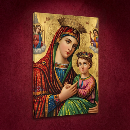 የቅድስት ድንግል ማርያም ከልጇ ጋር ሥዕለ አድኅኖ - Virgin Mary & Child Jesus Icon